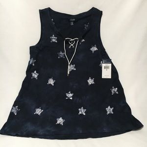 CHAPS SLEEVELESS BLOUSE